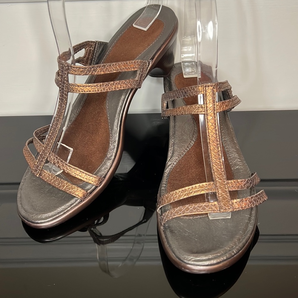 Naot Metallic Brown Sandal